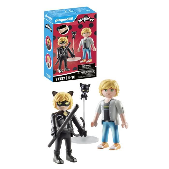 PLAYMOBIL 71337 Miraculous : Adrien & Chat Noir
