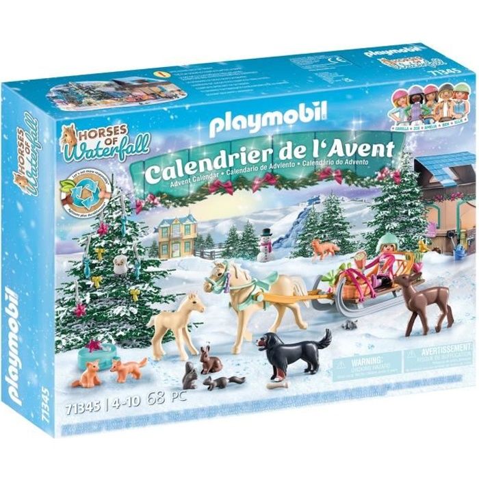 Calendrier de l'Avent PLAYMOBIL - Equestre - La magie de NoÎl - 24 surprises