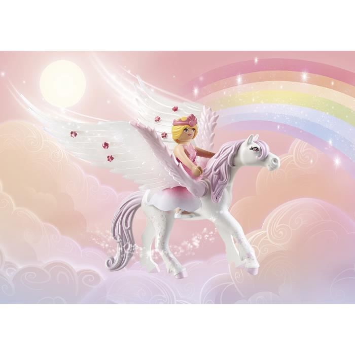 PLAYMOBIL 71359 Tourelle enchantée, Princess Magic, Fleur magique veilleuse, 114 pieces, Des 4 ans