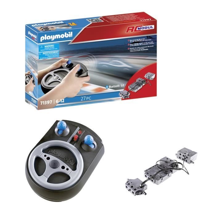 PLAYMOBIL 71397 Module RC radiocommande, Compatible avec de nombreux véhicules, Des 6 ans