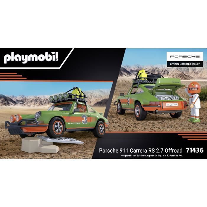 PLAYMOBIL 71436 Porsche 911 Carrera RS 2.7 Offroad Edition, Classic cars, Adulte, Voiture de collection