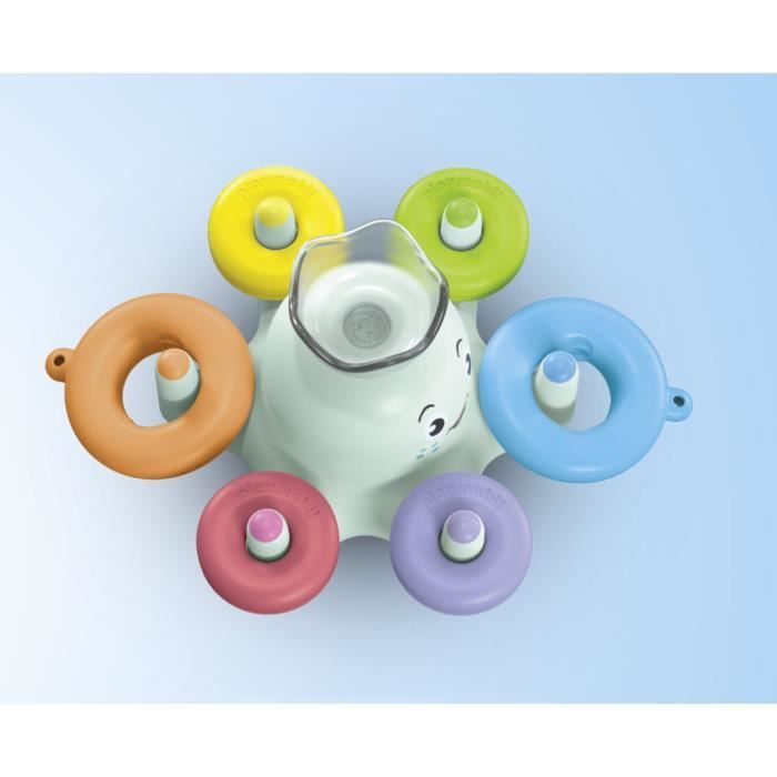 PLAYMOBIL Junior 71438 Manege pieuvre géante, Jouet pour le bain, Junior AQUA Tinti, 17 pieces, Des 12 mois