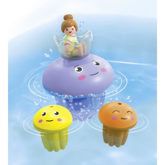 PLAYMOBIL Junior 71439 Famille de méduses, Junior AQUA Tinti, Jouet pour le bain, Des 12 mois