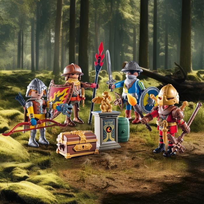 PLAYMOBIL 71487 Chevaliers Novelmore, My Figures, 45 pieces, Des 5 ans