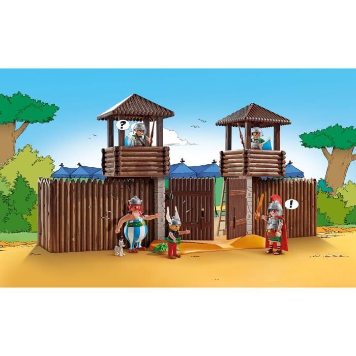 PLAYMOBIL 71542 Camp des Romains, Astérix, Personnages de la BD, 181 pieces, Des 5 ans