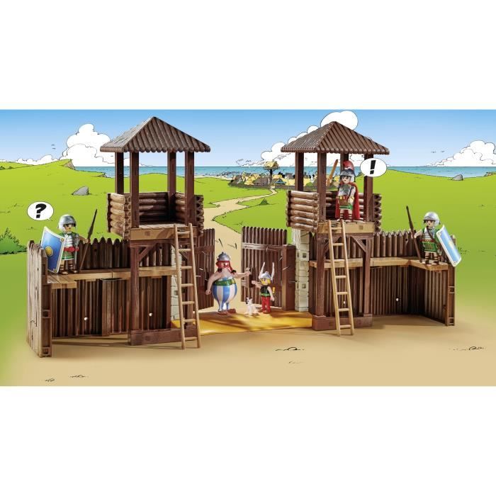 PLAYMOBIL 71542 Camp des Romains, Astérix, Personnages de la BD, 181 pieces, Des 5 ans