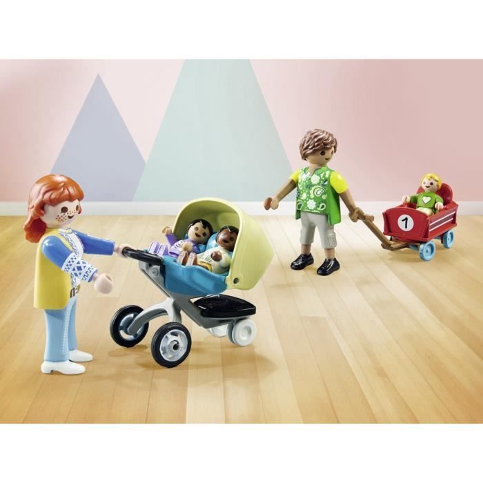 PLAYMOBIL 71649 Assistante maternelle bébé, My Life, Promo Pack, 74 pieces, Des 4 ans