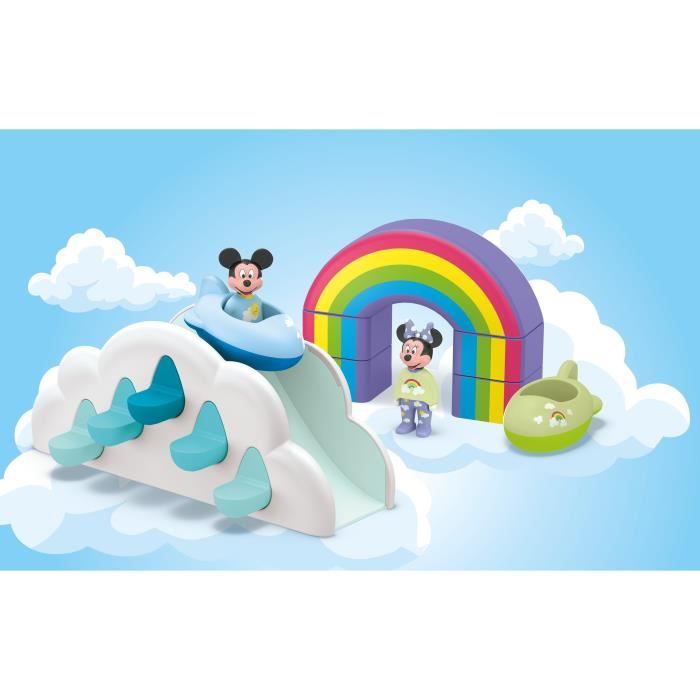 PLAYMOBIL Junior 71696 Maison des nuages de Mickey et Minnie, Junior & Disney, Des 12 mois