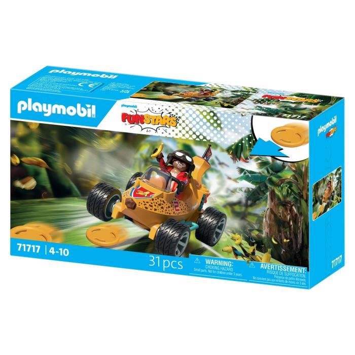 Playmobil 71717 Kart banane, Funstars, 31 pieces, Des 4 ans