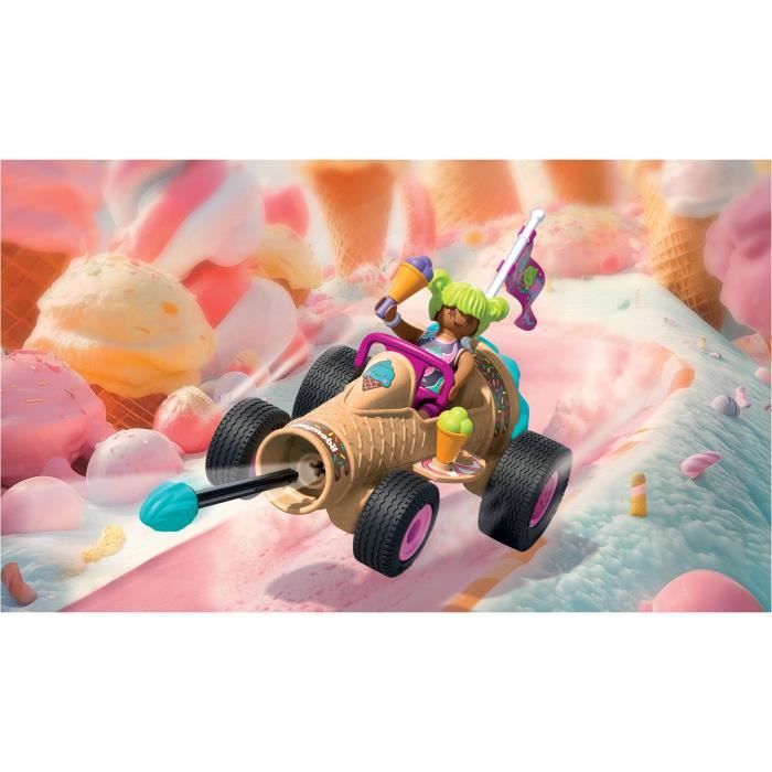 Playmobil 71718 Kart cornet de glace, Funstars, 30 pieces, Des 4 ans