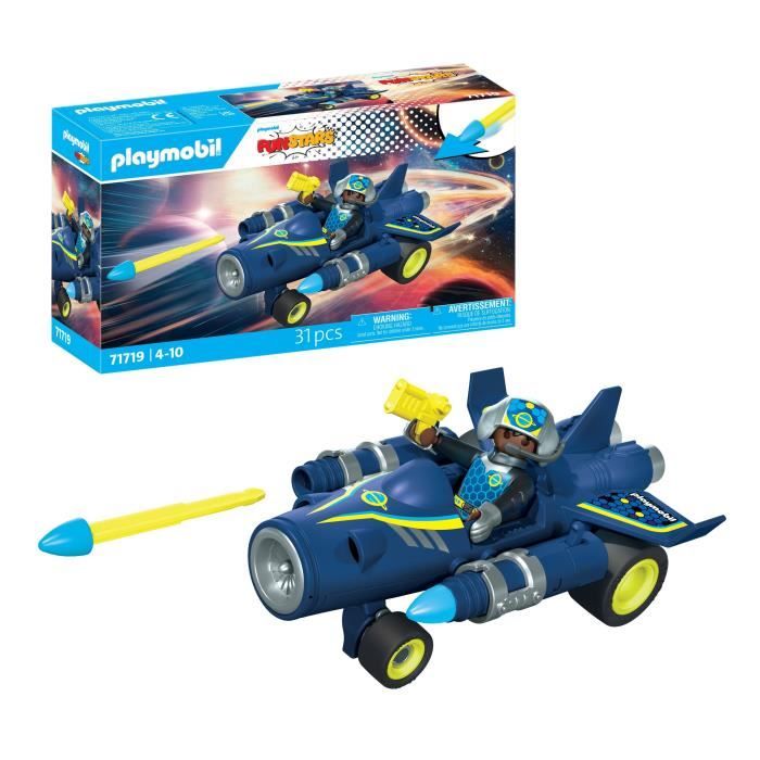Playmobil 71719 Kart vaisseau spatial, Funstars, 31 pieces, Des 4 ans