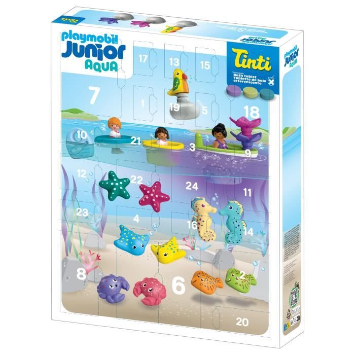Playmobil 71777 Calendrier de l'avent Junior, JUNIOR & Tinti, 31 pieces, Des 4 ans