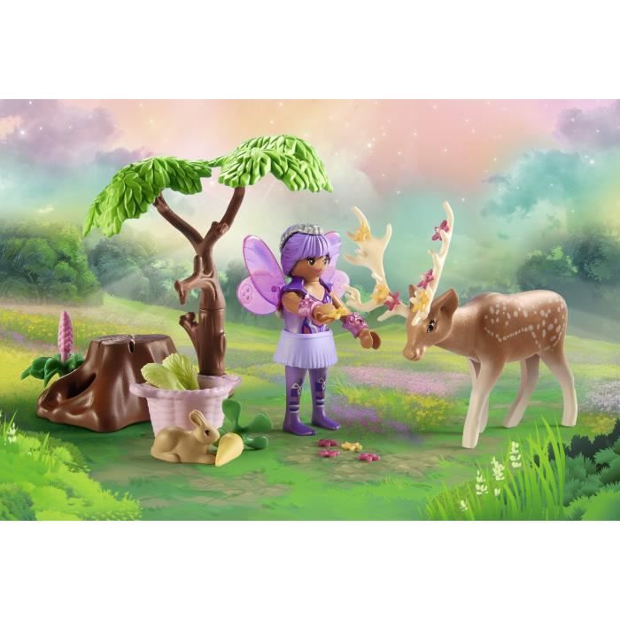 PLAYMOBIL 71800 Duo de fées avec animaux de la foret, Princess Magic Starter Pack, 42 pieces, Des 4 ans