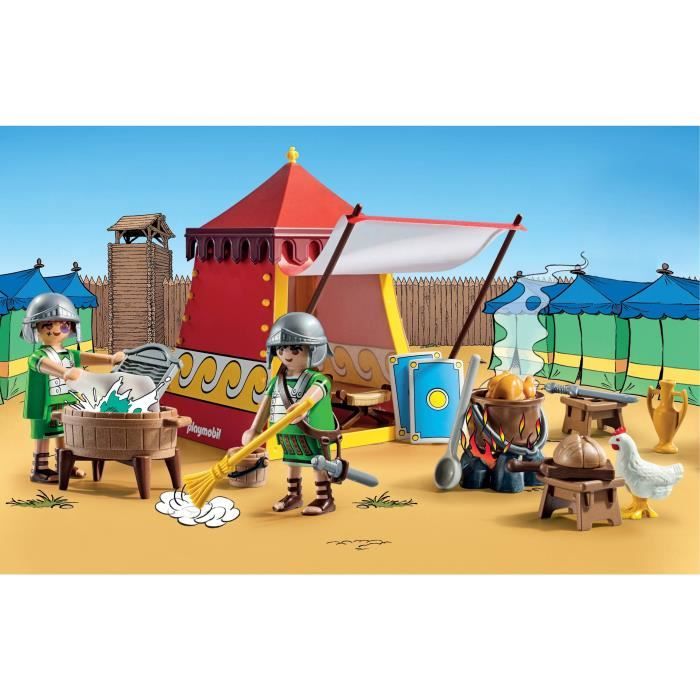PLAYMOBIL 71829 Tente des légionnaires, Astérix, Personnages de la BD, Des 5 ans