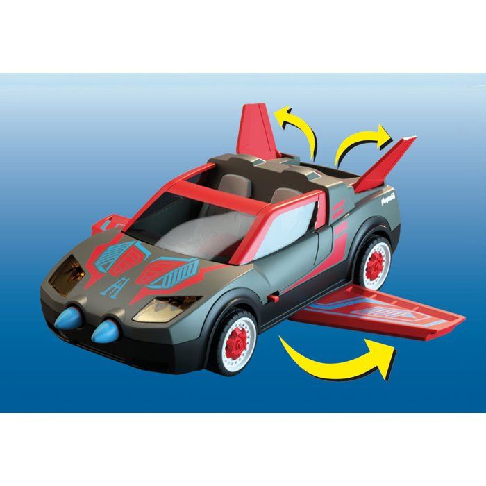 Playmobil 71832 Véhicule multifonction de super-héros, Super Heroes, 70 pieces, Des 4 ans