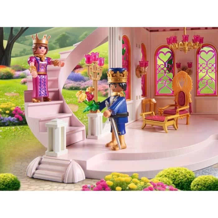 PLAYMOBIL 71845 Palais avec couple royal et 2 trônes, Les princesses magic, 421 pieces, Des 4 ans