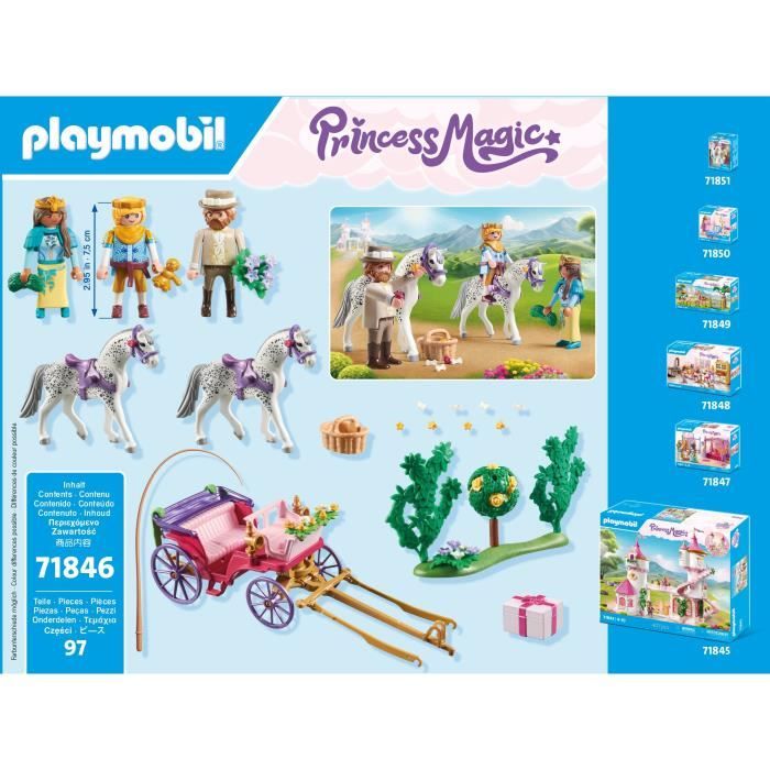 PLAYMOBIL 71846 Caleche avec couple princier et cocher