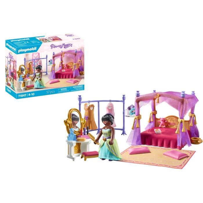 PLAYMOBIL 71847 Chambre de princesse avec lit baldaquin
