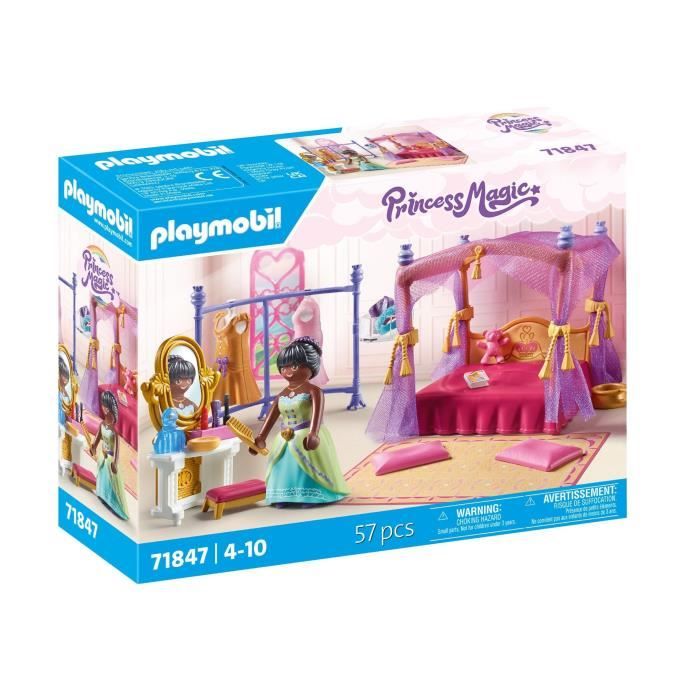 PLAYMOBIL 71847 Chambre de princesse avec lit baldaquin