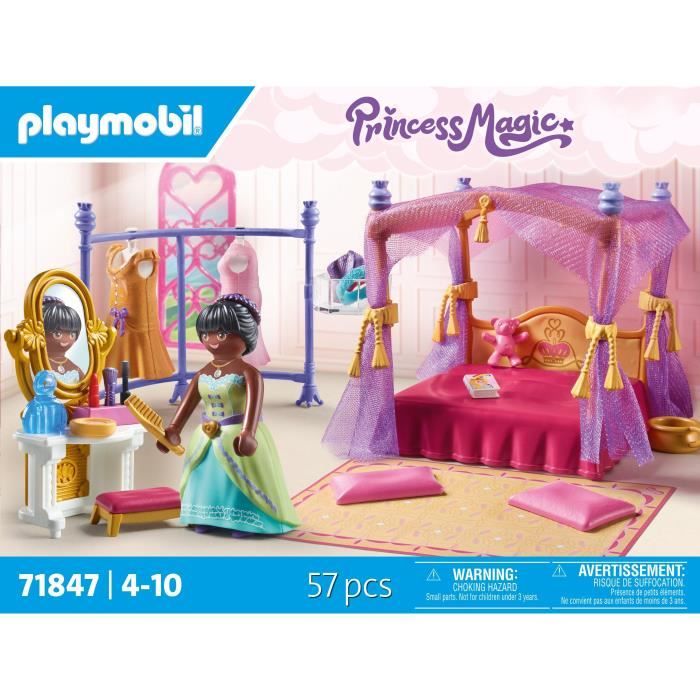 PLAYMOBIL 71847 Chambre de princesse avec lit baldaquin