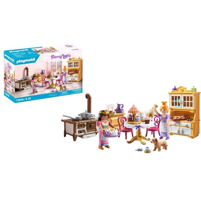 PLAYMOBIL 71848 Cuisine royale avec pâtisseries, Les princesses, 94 pieces, Des 4 ans