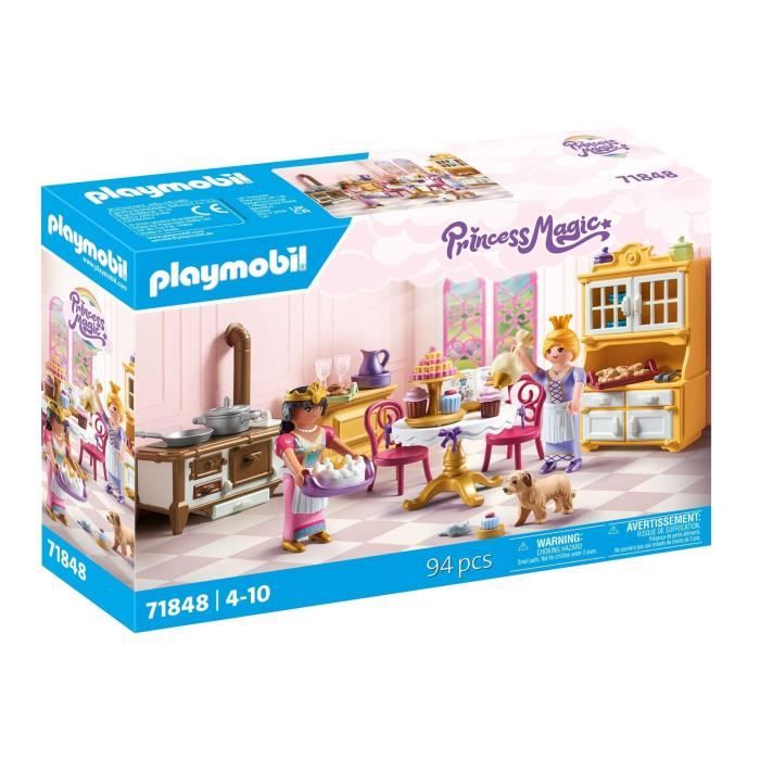PLAYMOBIL 71848 Cuisine royale avec pâtisseries, Les princesses, 94 pieces, Des 4 ans