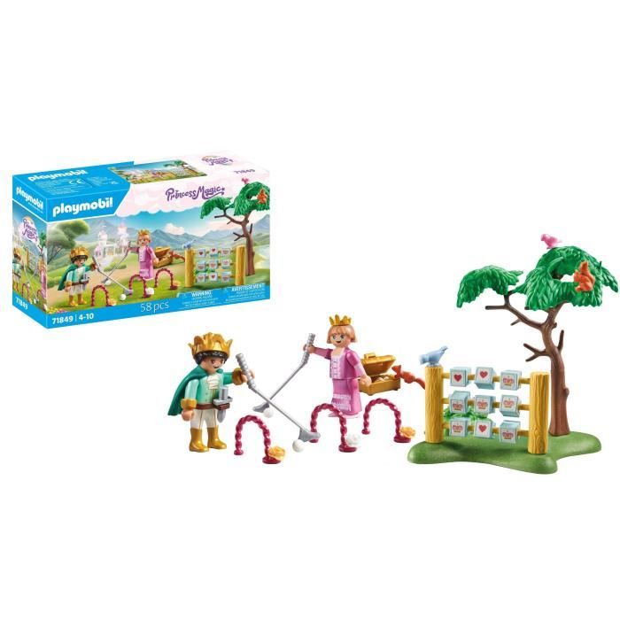 PLAYMOBIL 71849 Jeux de jardin royal avec enfants