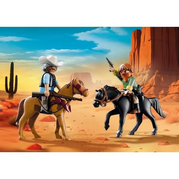 PLAYMOBIL 71862 Attaque de diligence au Far West, Promo Packs, Western, Pour les collectionneurs, 58 pieces, Des 14 ans