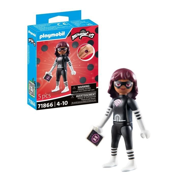 PLAYMOBIL 71866 Lady Wifi, Miraculous Personnage du dessin animé, 5 pieces, des 4 ans