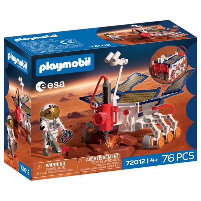 Playmobil 72012 Rover d'exploration sur Mars de l'ESA, L'espace, 76 pieces, des 4 ans