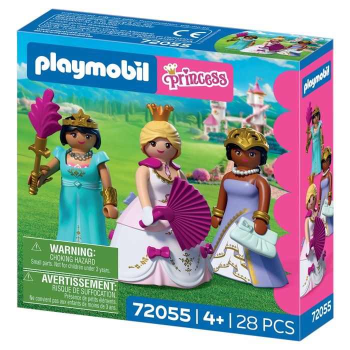 Playmobil 72055 Trio de princesses, Les Princesses, 28 pieces, Des 4 ans