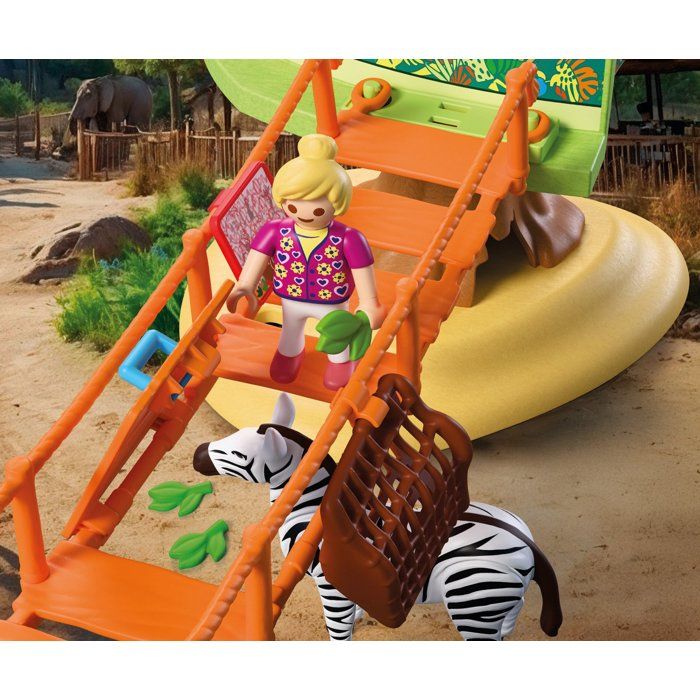 Playmobil 72070 Zoo : Parc aventure au milieu des animaux sauvages, univers miniature, 169 pieces, des 4 ans
