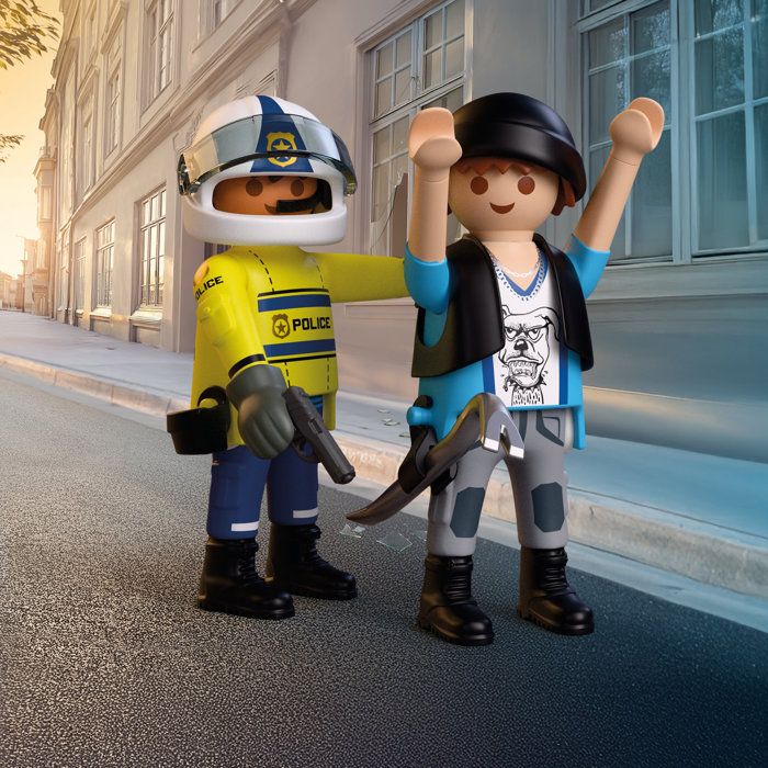 Playmobil 72079 Course-poursuite en moto