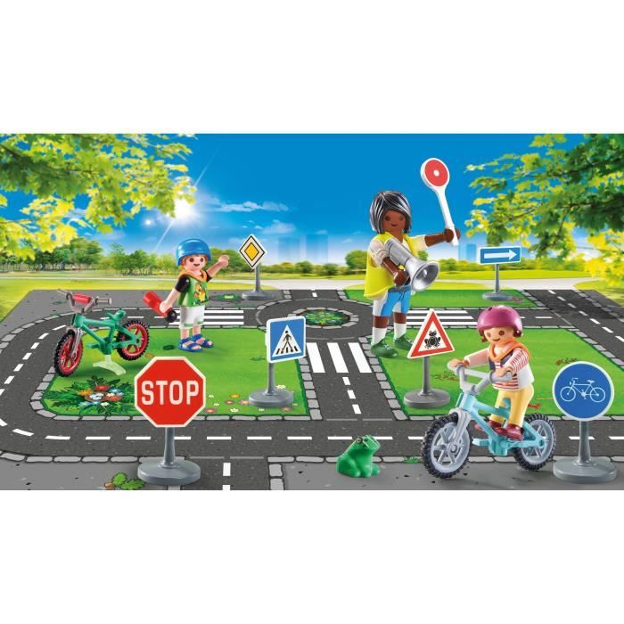 PLAYMOBIL 71332 Classe sécurité routiere, My Life, 34 pieces, Des 4 ans