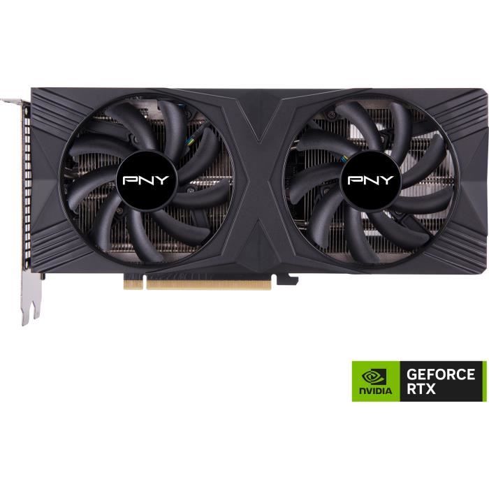 PNY - Carte graphique - GeForceô RTX 4070 SUPERô 12GB VERTOô Overclocked Dual Fan DLSS 3