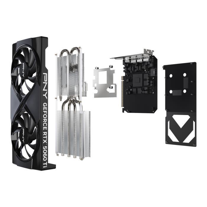 PNY - Carte graphique - GeForce RTX 5060 Ti - 8GB - Overclocked Dual Fan DLSS 4