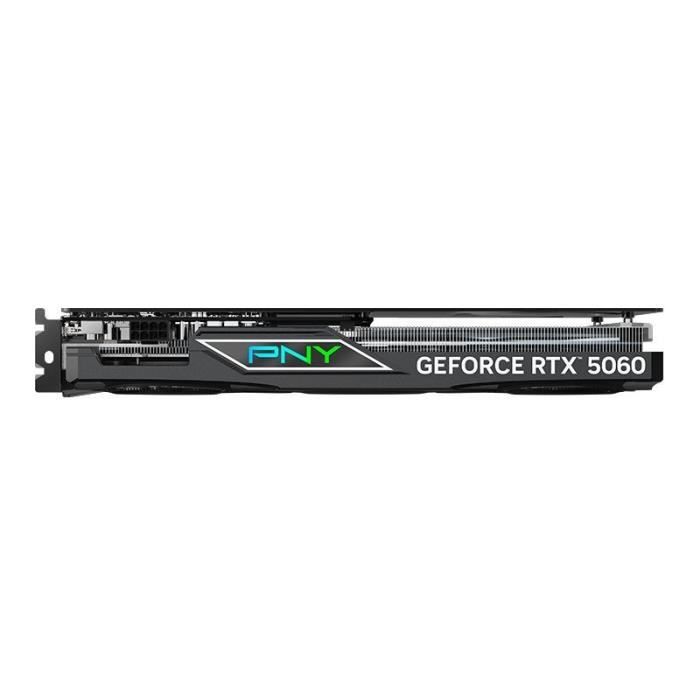 PNY - Carte Graphique - GEFORCE RTX 5060 - 8GB - ARGB - Overclocked - Triple Fan - DLSS 4
