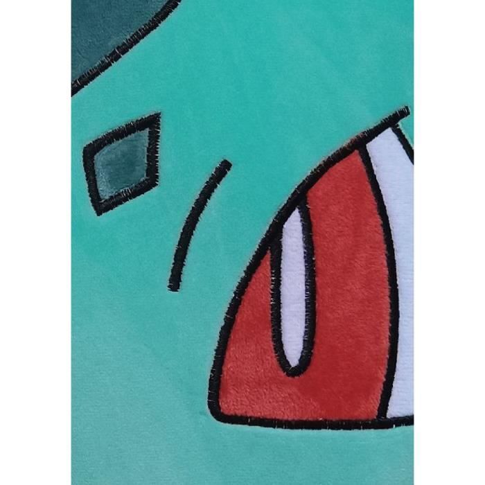 Coussin premium 3D - POKEMON - Visage Bulbizarre - Microfibre - 40 cm