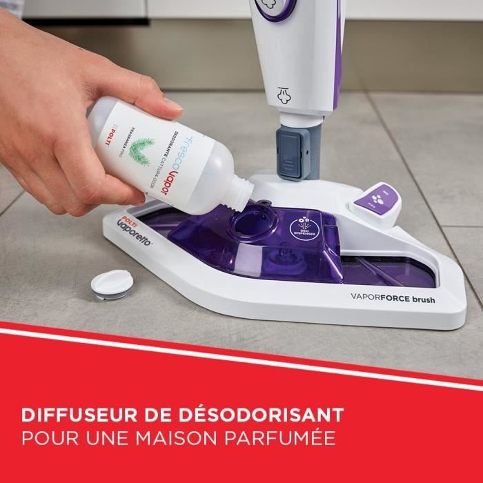 Nettoyeur Vapeur 2-en-1 POLTI Vaporetto SV440 - Balai ou Nettoyeur a Main - 11 Accessoires Inclus - Chauffage en 15 Secondes