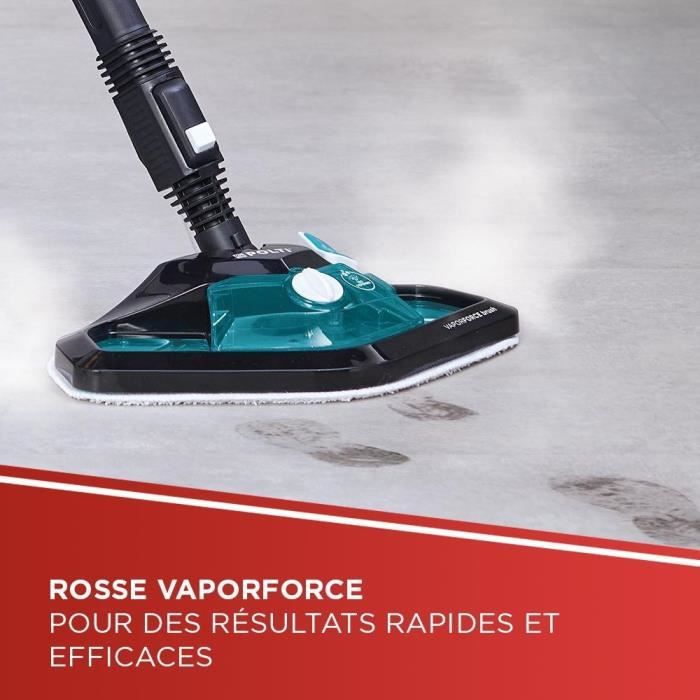 POLTI VAPORETTO SMART 100 T - Nettoyeur vapeur - autonomie illimitée - 4 BAR - 110g/min - 1500W - 9 accessoires - Turquoise