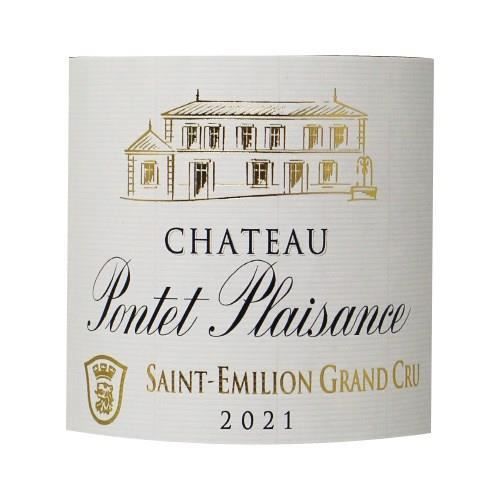 Château Pontet Plaisance 2021 Saint-Emilion Grand Cru - Vin rouge de Bordeaux