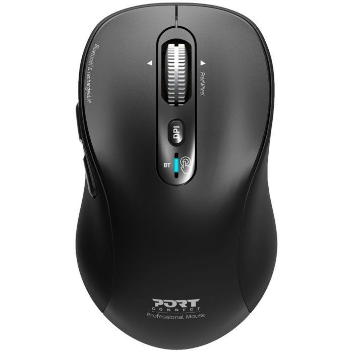 Souris sans fil - PORT Designs - 900720 EXPERT - Bluetooth - Rechargeable - Gris