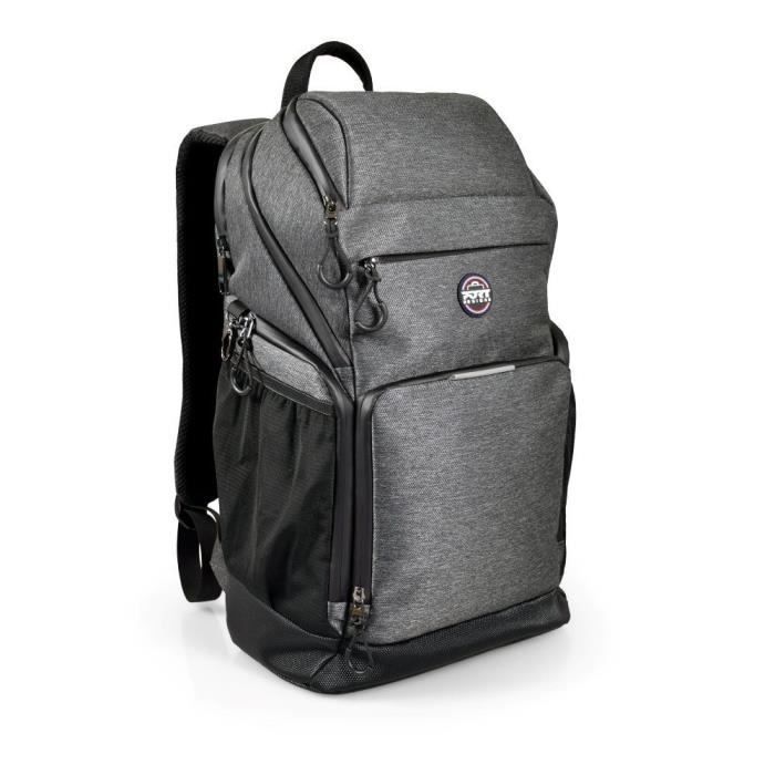 Sac a dos PC - PORT DESIGNS - Pour ordinateur portable PRO MONTREAL - 15,6/16 pouces - 24L - Gris