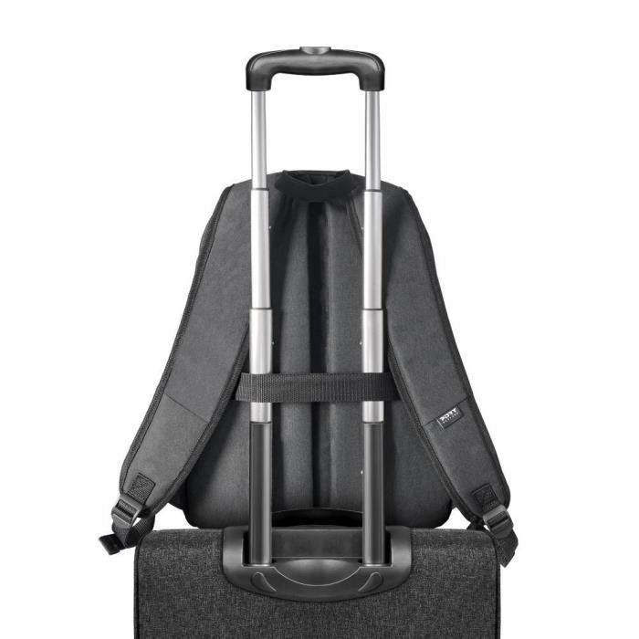 Sac a dos PC - PORT DESIGNS - Pour ordinateur portable HOUSTON - 17.3 pouces - Noir