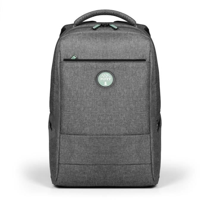 Sac a dos PC - PORT DESIGNS - Pour ordinateur portable ECO YOSEMITE - 18 litres - 15.6 pouces - Gris