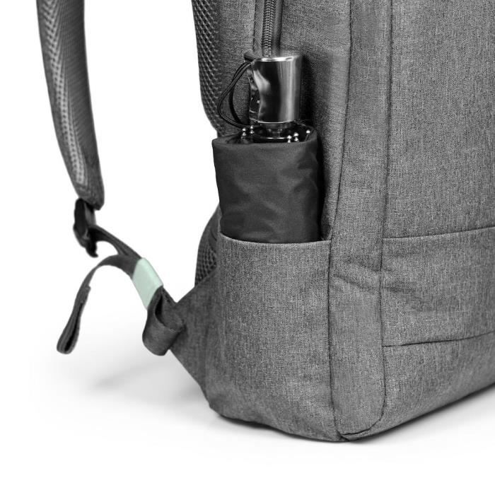 Sac a dos PC - PORT DESIGNS - Pour ordinateur portable ECO YOSEMITE - 18 litres - 15.6 pouces - Gris