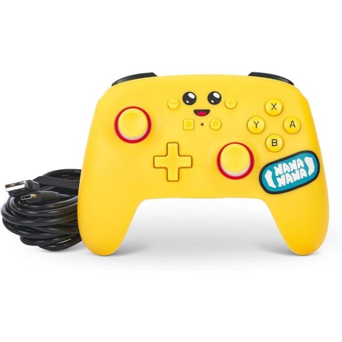Manette de jeu sans fil - POWER A - Nintendo Switch - Fortnite : Peely - Jaune - Bluetooth