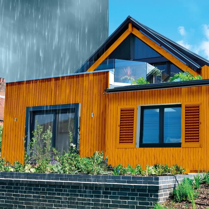 BONDEX - Lasure 8 ans - Indice 30 - Chene DorÈ - Satin - 5L