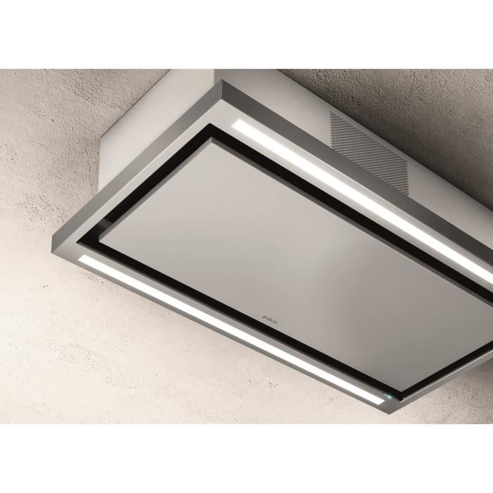 Hotte de plafond ELICA Cloud seven IX / F / 90 PRF0141953 - L 90 cm - Inox - Recyclage - 760 m≥ air / h max - 3 vitesses