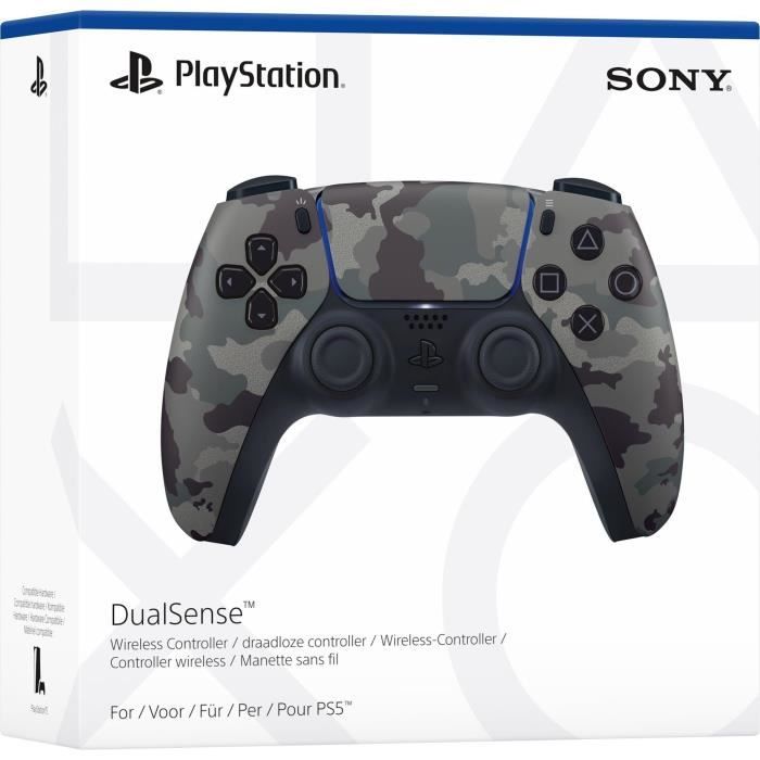 Manette sans fil DualSenseô - Grey Camouflage I PS5 et PC
